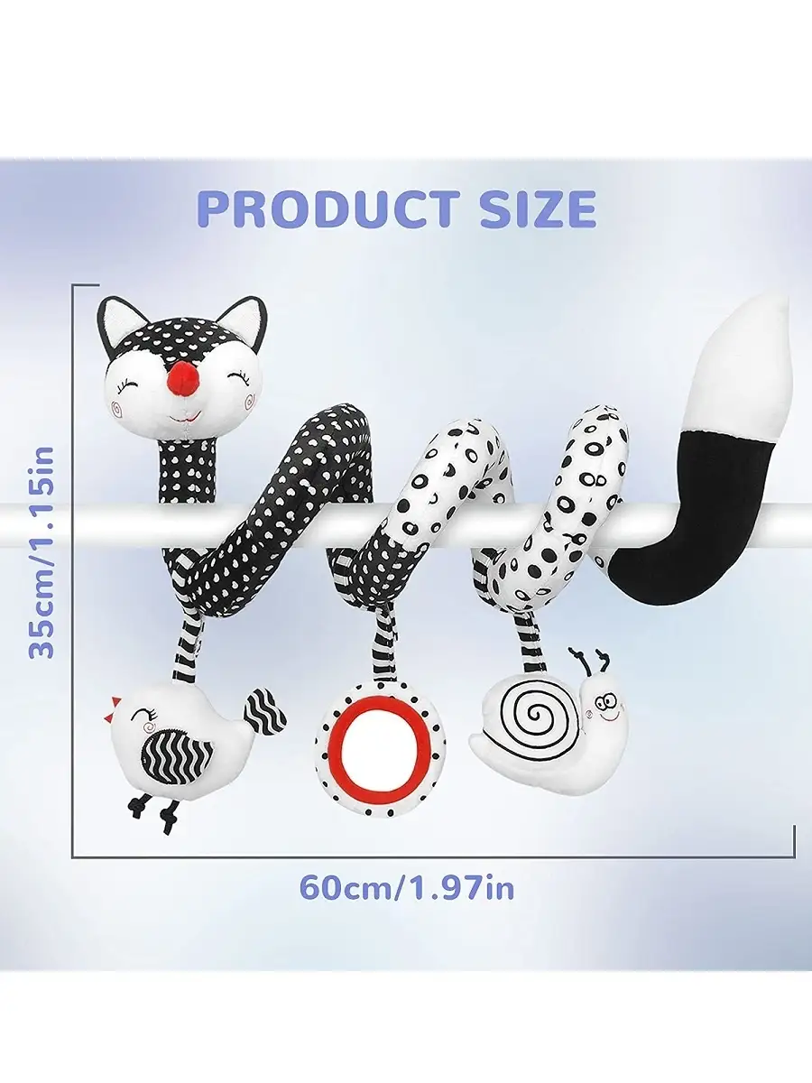 BabyM Дуга с игрушками лиса игрушка спираль