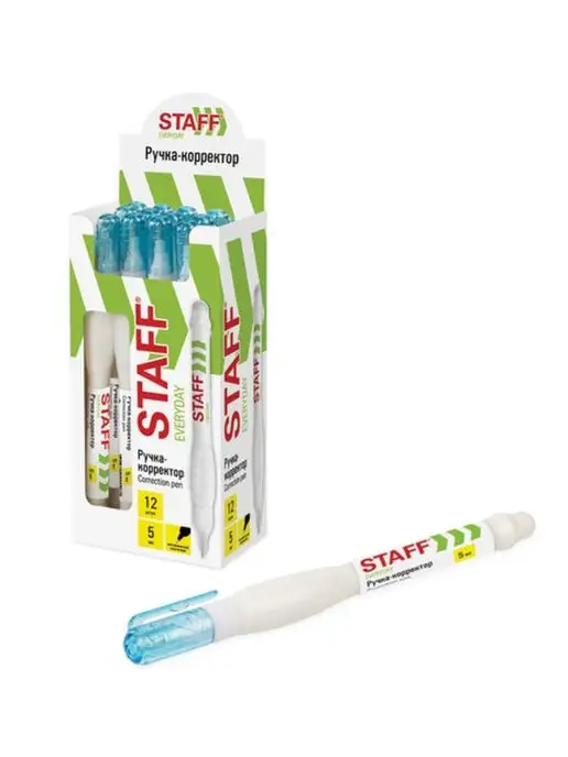 STAFF Корректирующая жидкость 5 мл 10 штук, 5 мл, фото 3