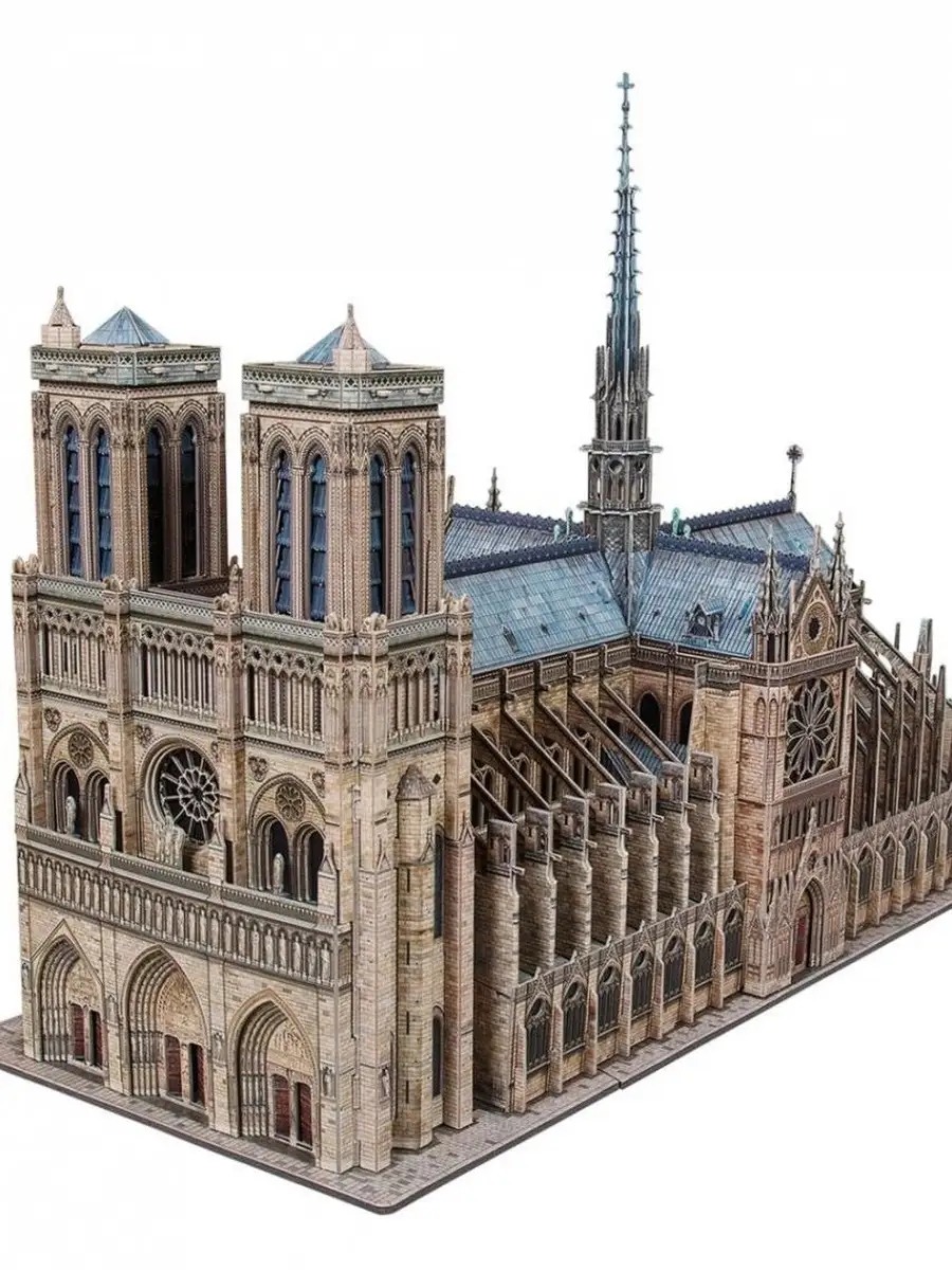 Нотр-Дам де Пари (Notre Dame de Paris). Сборная модель Умная Бумага  57535180 купить за 3 525 ₽ в интернет-магазине Wildberries