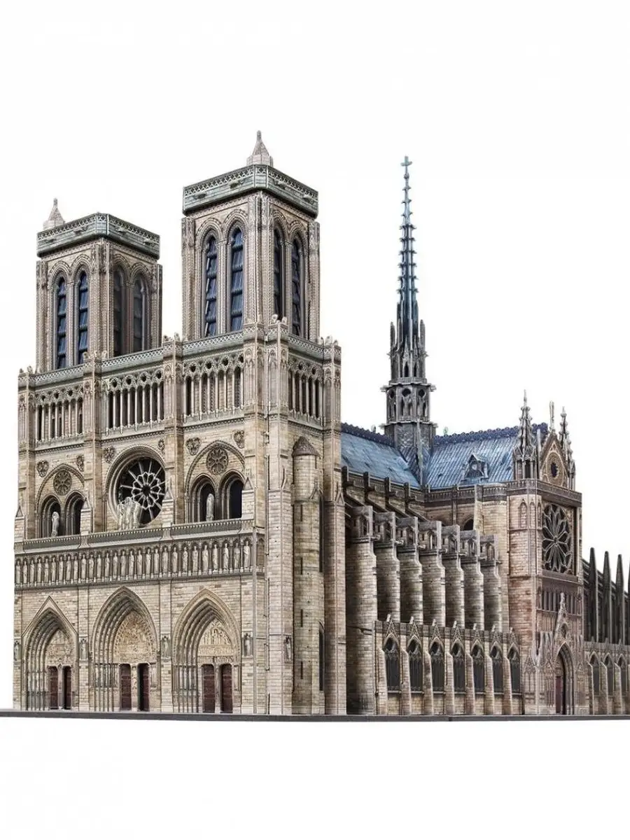 Нотр-Дам де Пари (Notre Dame de Paris). Сборная модель Умная Бумага  57535180 купить за 3 405 ₽ в интернет-магазине Wildberries