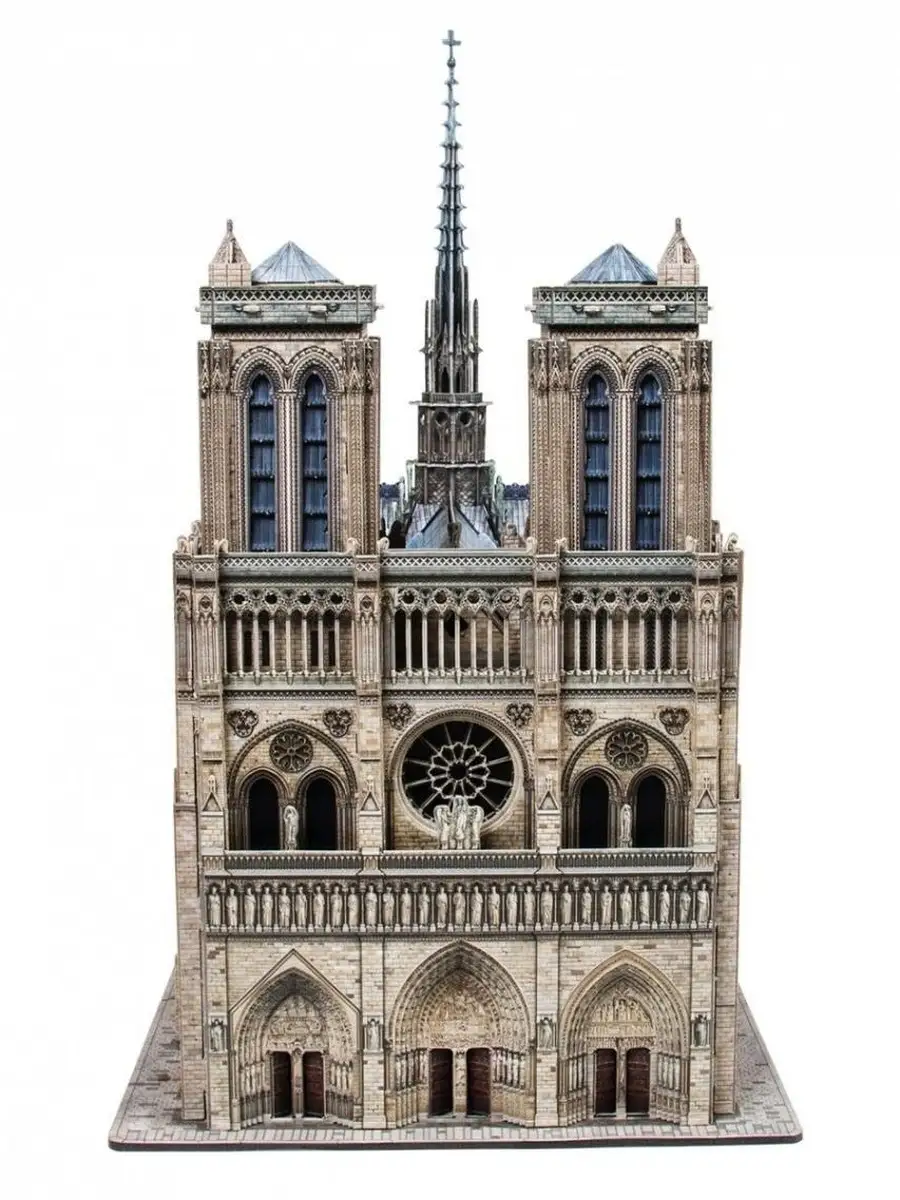 Нотр-Дам де Пари (Notre Dame de Paris). Сборная модель Умная Бумага  57535180 купить за 3 525 ₽ в интернет-магазине Wildberries