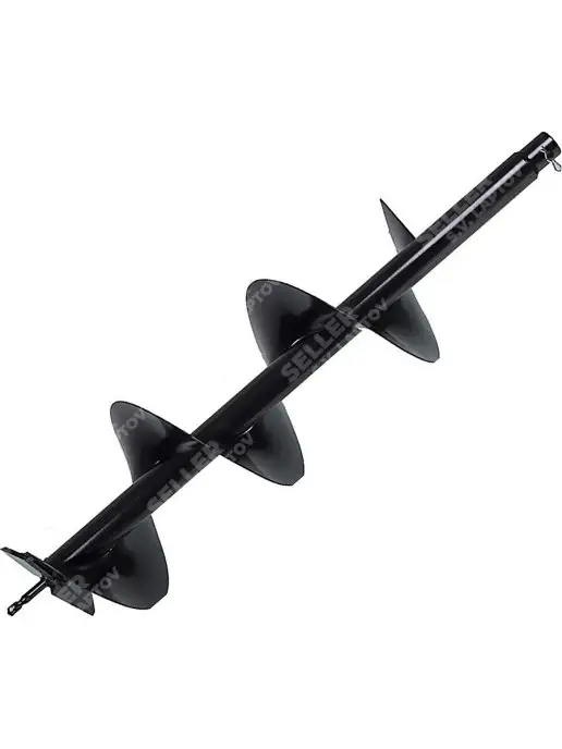 HUTER Шнек (бур) для мотобура для грунта и почвы AG-300, вариант, фото 7
