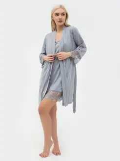 Халат домашний с ночной сорочкой комплект KAFTAN 57798869 купить за 1 376 ₽ в интернет-магазине Wildberries