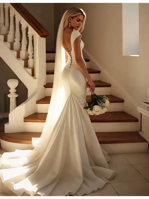 WedDay Фата свадебная длинная с гребнем, вариант, фото 3