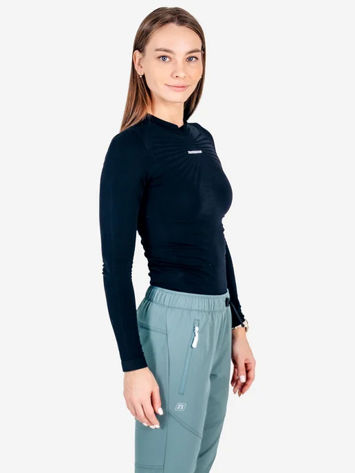 NoName Термолонгслив BODYFIT SHIRT UX компрессионный, черный