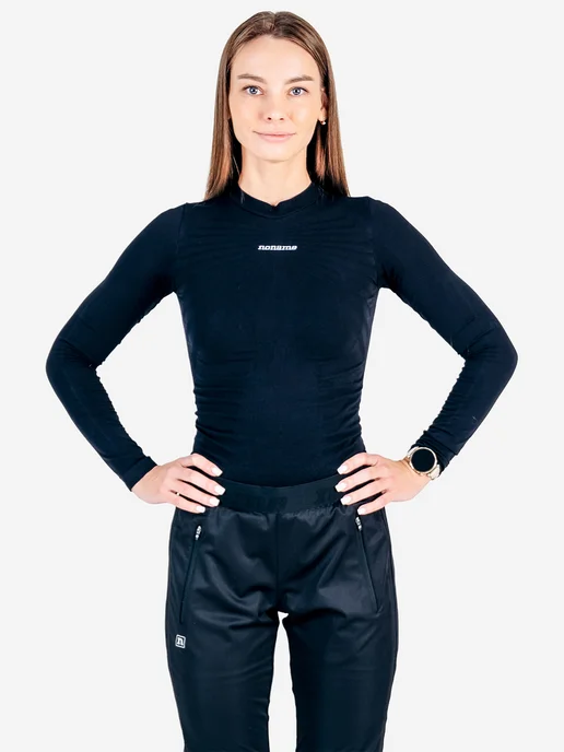 NoName Термолонгслив BODYFIT SHIRT UX компрессионный, черный, фото 6