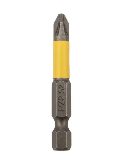 KRANZ Биты магнитные для дрели шуруповерта S2 PZ2 x 50 мм 2 шт, 2 шт, фото 6