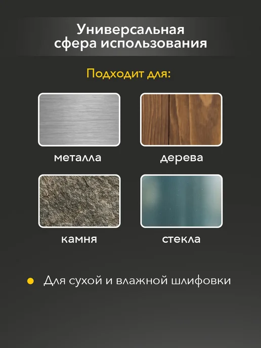 KRANZ Круг шлифовальный, абразивный диск на липучке 125 мм, Р60, вариант, фото 3