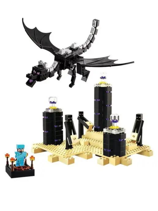 LEGO Майнкрафт 10178 (98903, 23003) - Дракон края Эндер (aнaлoг), вариант, фото 2