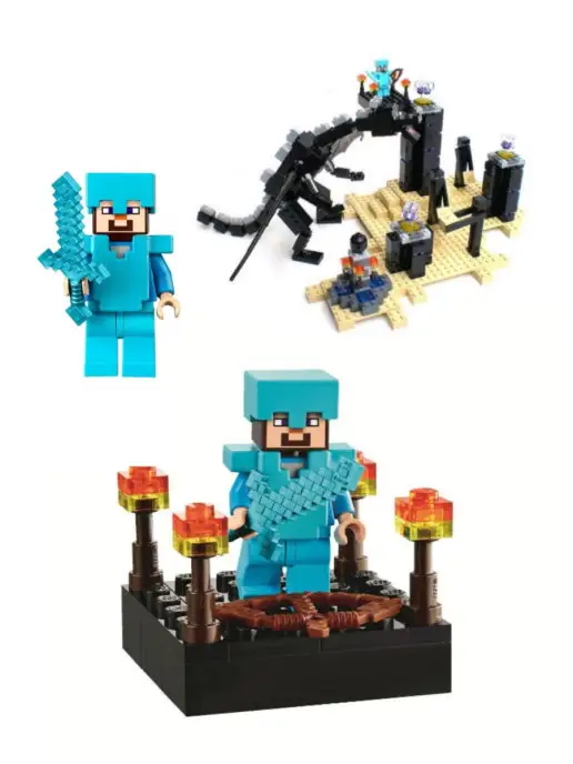 LEGO Майнкрафт 10178 (98903, 23003) - Дракон края Эндер (aнaлoг), вариант, фото 5