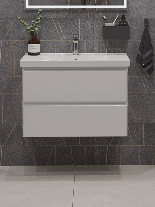 SANSTAR Тумба Arista 70 без раковины в ванную, белый