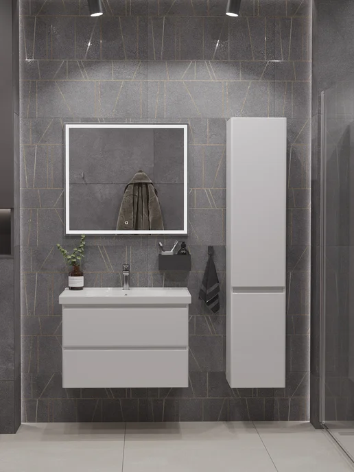 SANSTAR Тумба Arista 70 без раковины в ванную, белый, фото 2