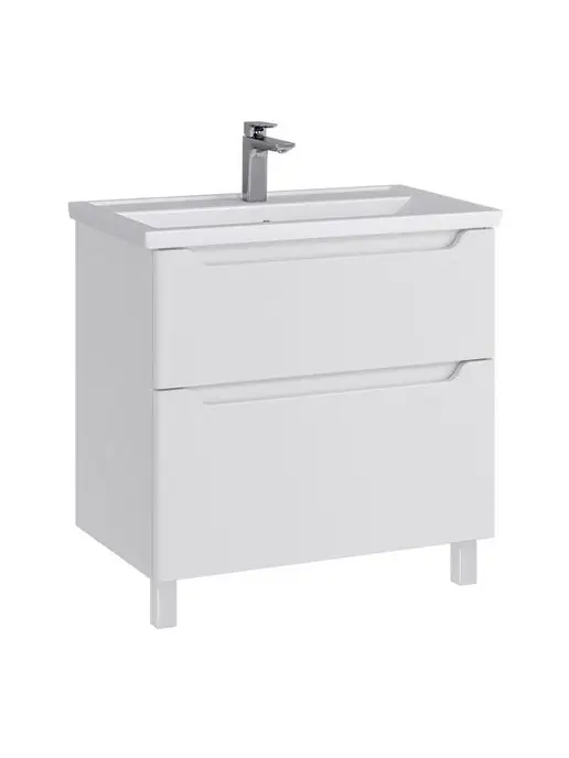 SANSTAR Тумба Lanciano 80 без раковины в ванную, белый, фото 3