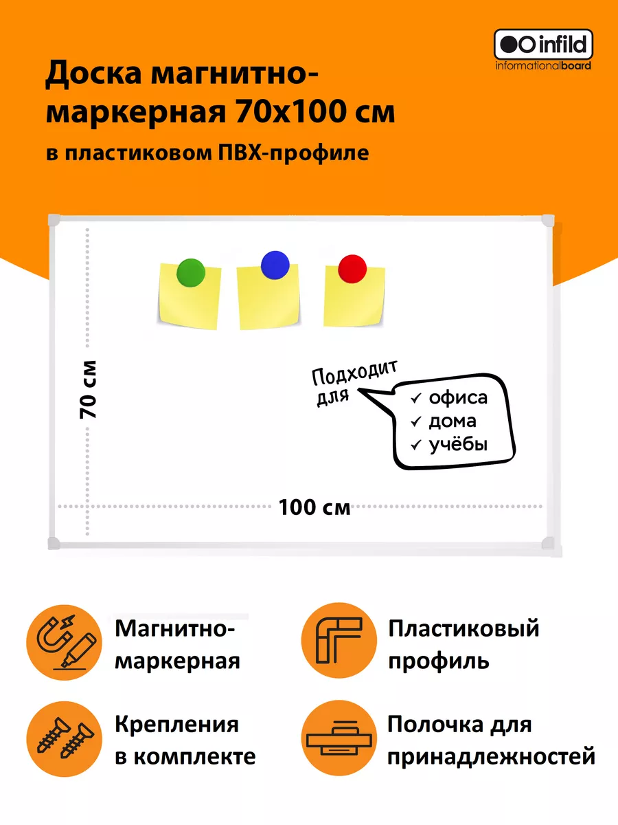 Доска магнитно-маркерная...