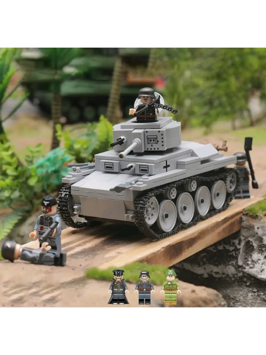 Конструктор Военная техника Легкий Немецкий танк LT-38 LEGO 58104710 купить  за 1 740 ₽ в интернет-магазине Wildberries