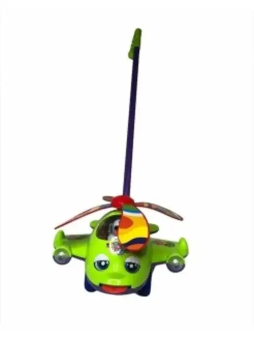 Toyss Каталка на палке вертолет, зеленый, фото 4