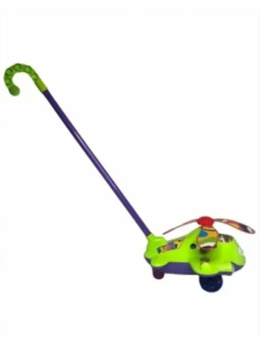Toyss Каталка на палке вертолет, зеленый, фото 5