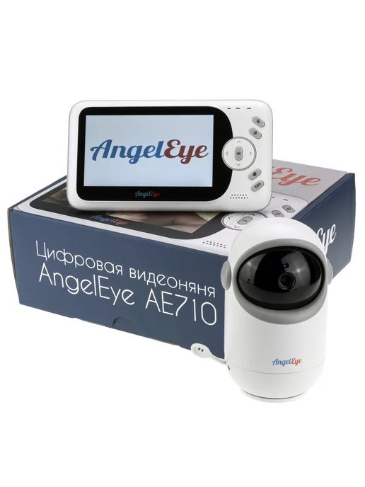 AngelEye Видеоняня AE710 с поворотной камерой, белый, фото 2