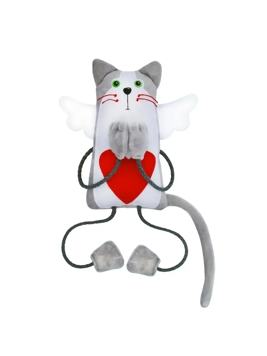 Мягкая игрушка на палочке «С Днем Святого Валентина», сердце