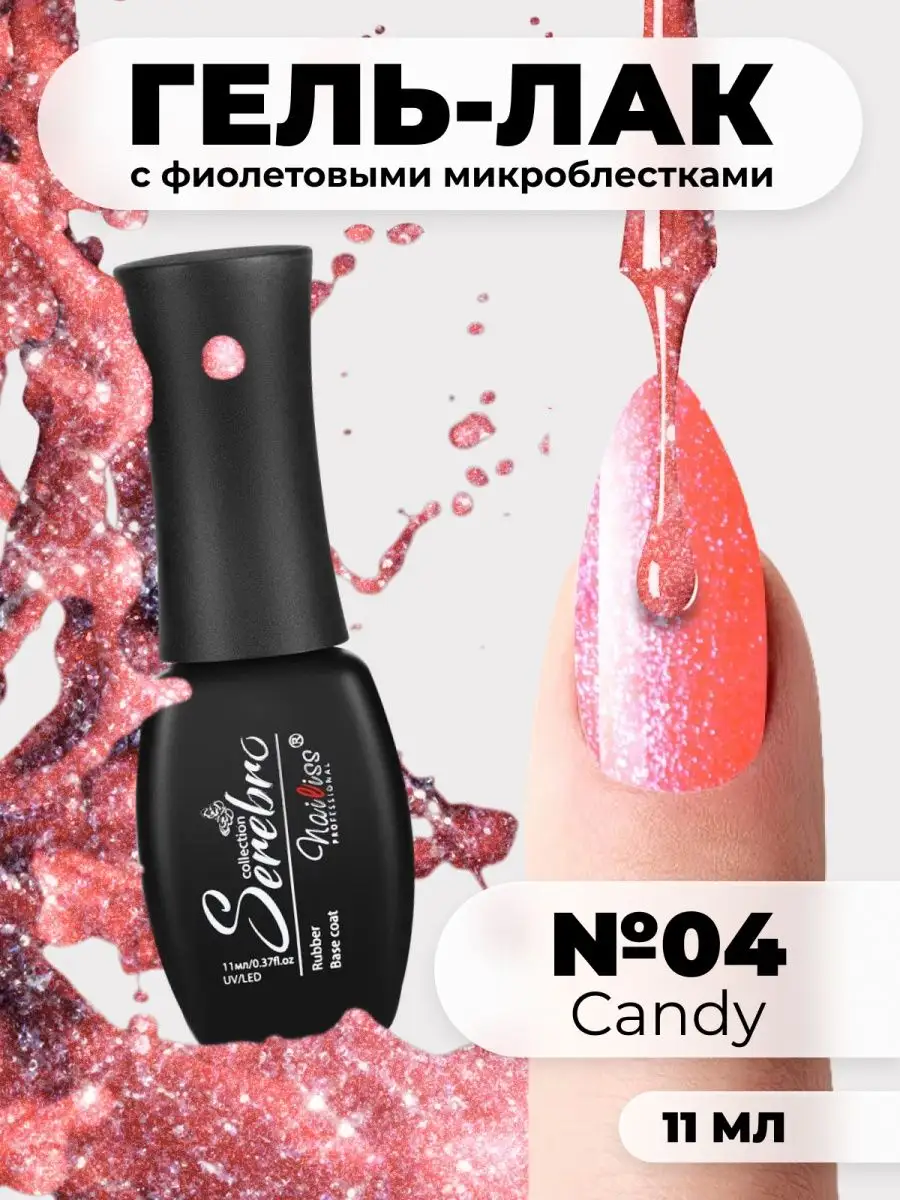 Купить Гели для дизайна с блёстками в интернет-магазине Patrisa Nail