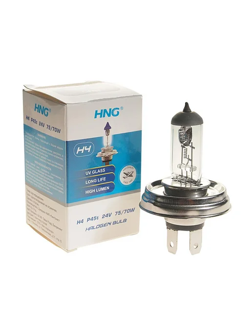 HNG Лампа 24V H4 75 70W P45t Long Life, 70 Вт
