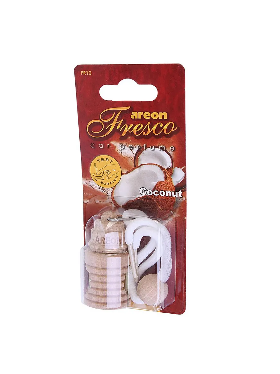 Ароматизатор подвесной жидкостный (кокос) Fresco AREON