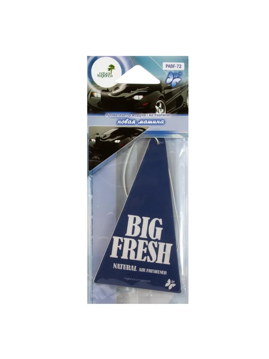 Ароматизатор подвесной пластина (новая машина) Big Fresh FK
