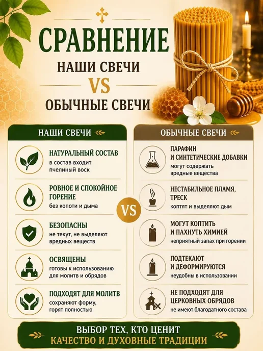 Благосодействие Свечи церковные восковые №140 1 кг, 1 кг, фото 3