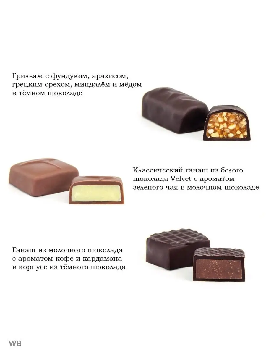 Шоколадные конфеты ручной работы в подарочной коробке SK-CHOCOLATIER  58240930 купить в интернет-магазине Wildberries