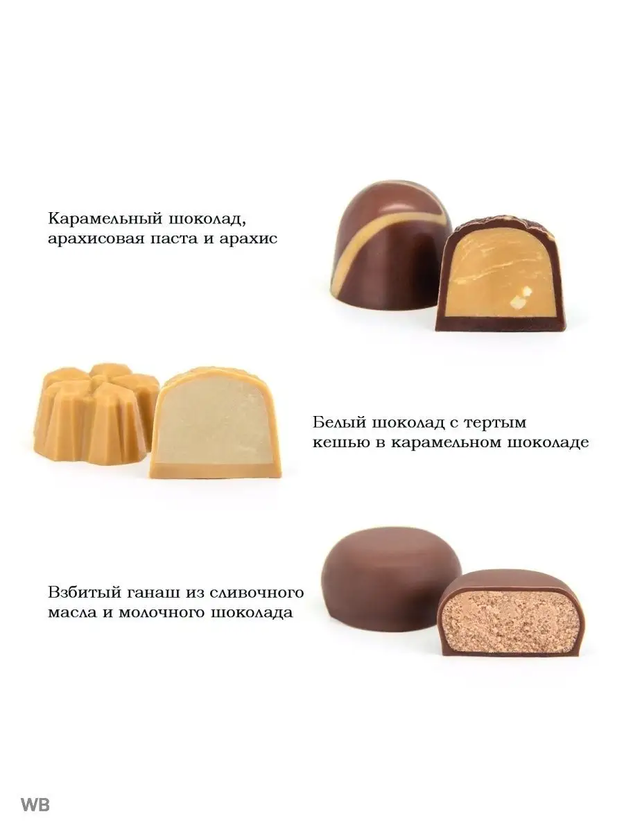 Шоколадные конфеты ручной работы в подарочной коробке SK-CHOCOLATIER  58240930 купить в интернет-магазине Wildberries