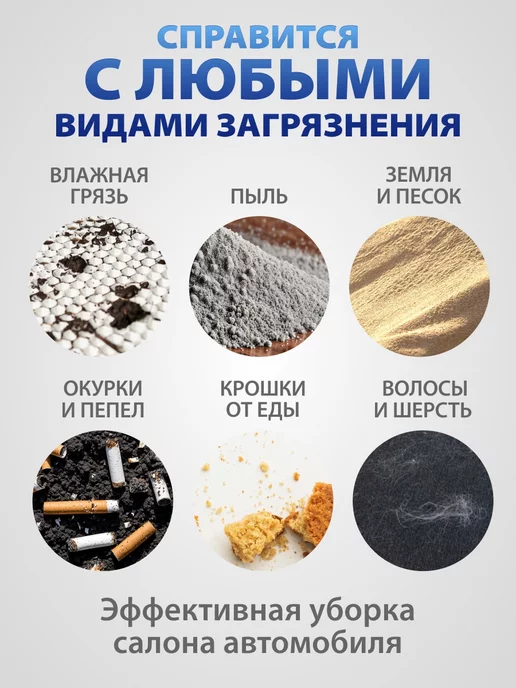 Goodyear Пылесос для автомобиля, синий, фото 3