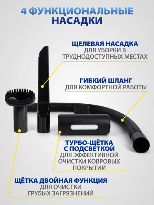 Goodyear Пылесос для автомобиля, синий, фото 5