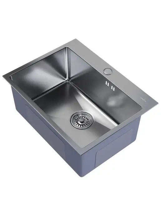 MIXLINE Мойка для кухни нержавейка врезная 42х76, 53x43, фото 3