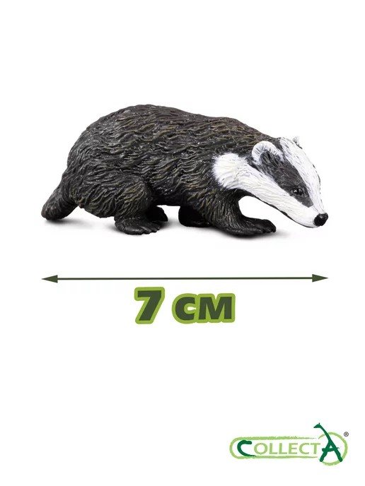 Collecta Фигурка животного Барсук, черный, фото 2