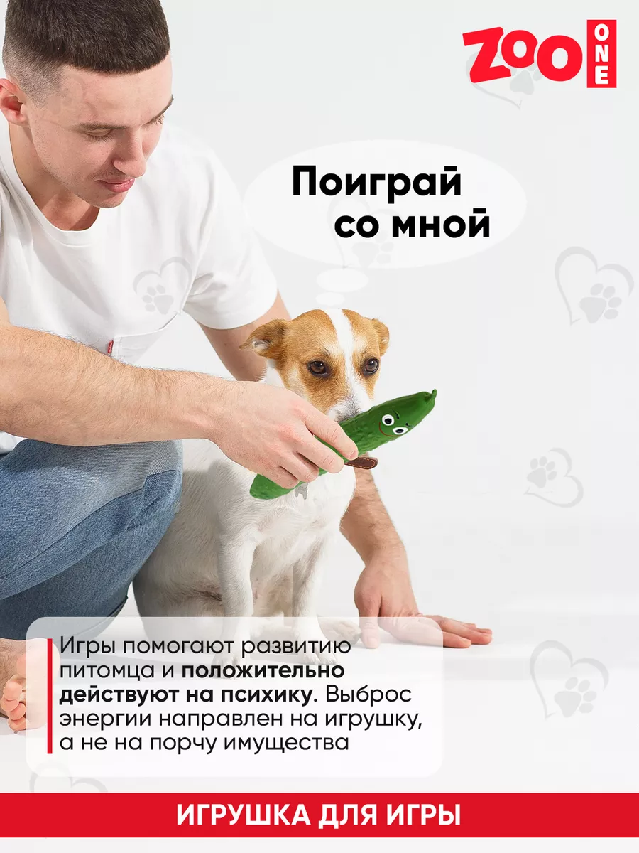 Игрушка с пищалкой (мягкий латекс) Огурец 29,5 см, L-443 ZooOne 58307246  купить за 436 ₽ в интернет-магазине Wildberries