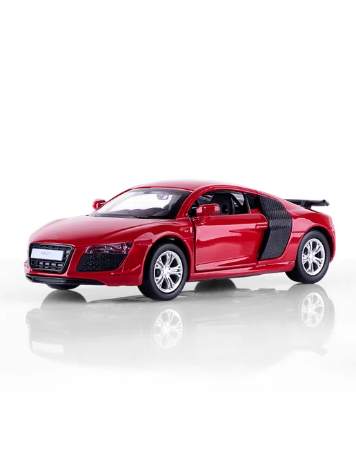MSZ Игрушка детская машинка металлическая Audi R8 GT 1 43, красный, фото 4