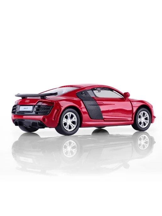 MSZ Игрушка детская машинка металлическая Audi R8 GT 1 43, красный, фото 5