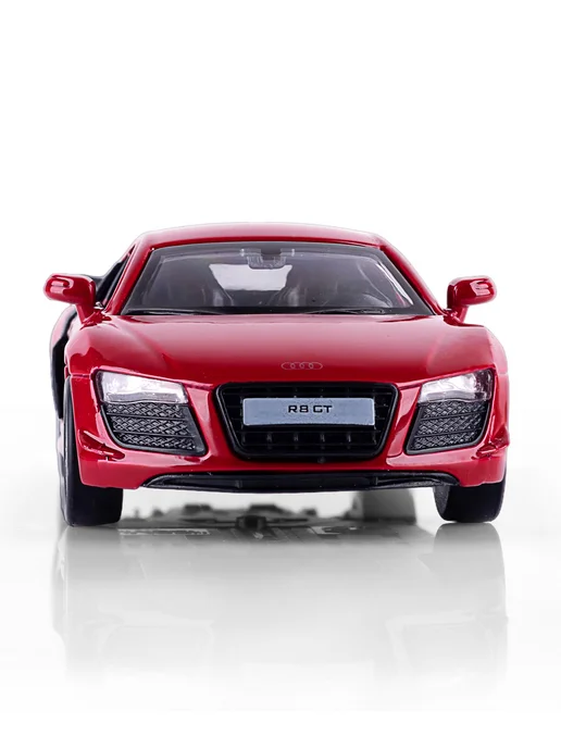 MSZ Игрушка детская машинка металлическая Audi R8 GT 1 43, красный, фото 6