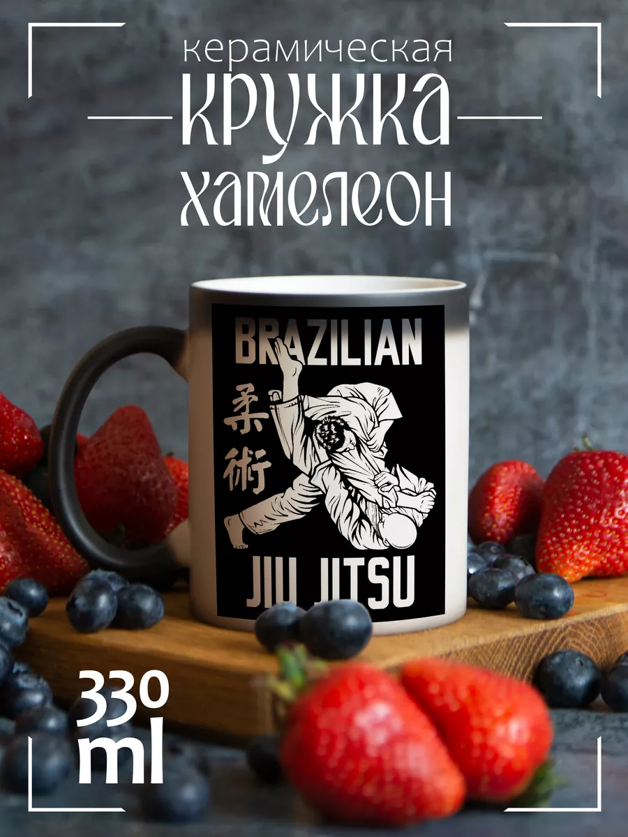Кружка хамелеон Brazilian jiu jitsu(Бразильское джиу джитсу)