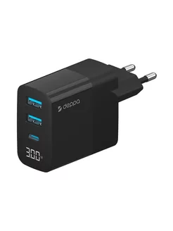 Зарядное устройство с дисплеем USB-A, USB-C, PD, QC 3.0 Deppa 58411497 купить за 2 381 ₽ в интернет-магазине Wildberries