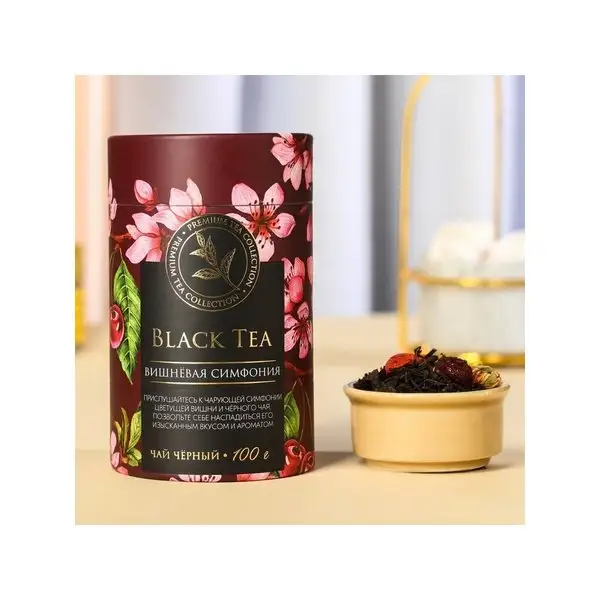 Чай чёрный, с вишней, 100 г.