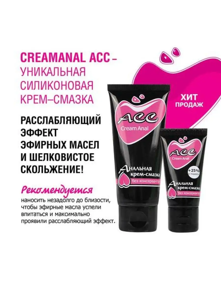 Анальная крем-смазка Creamanal АСС - 50 гр.