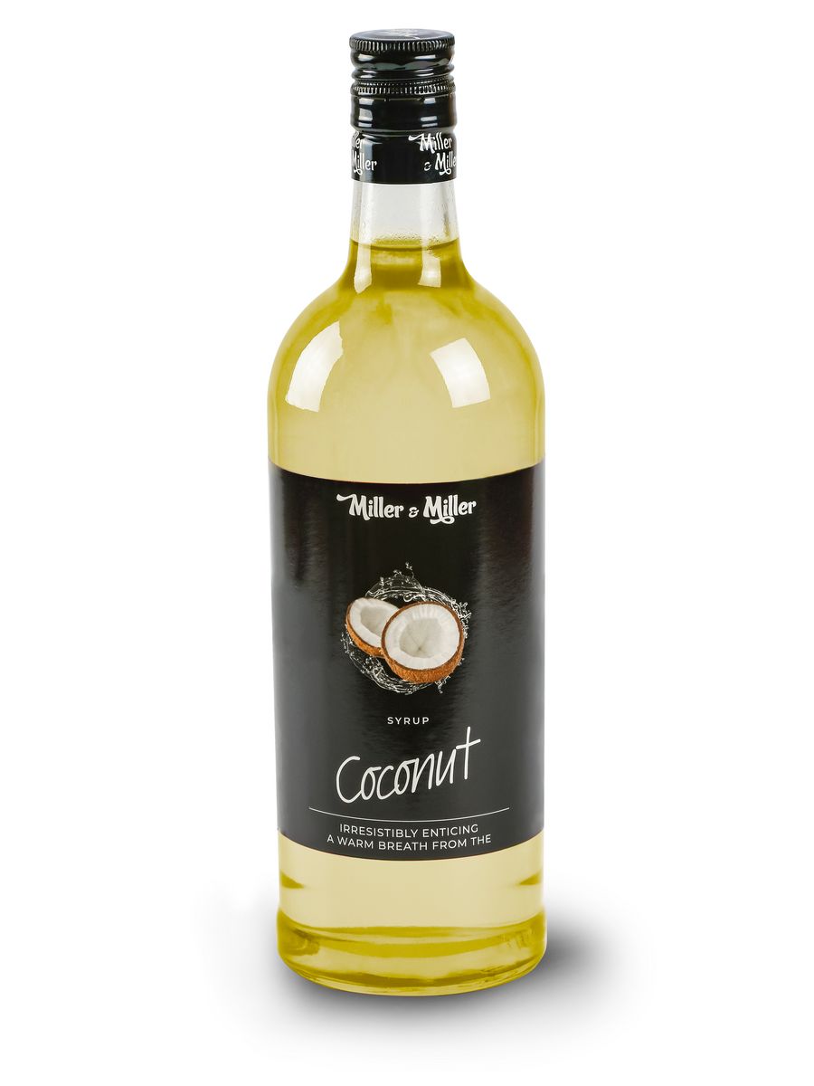 Сироп Кокос 1 литр. Сироп для коктейлей Кокос. Miller Miller Coconut Syrup.