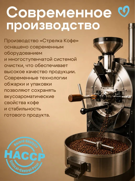 Стрелка кофе Кофе в зернах 1 кг арабика 100% свежеобжаренный бразильский, 1 кг, фото 8