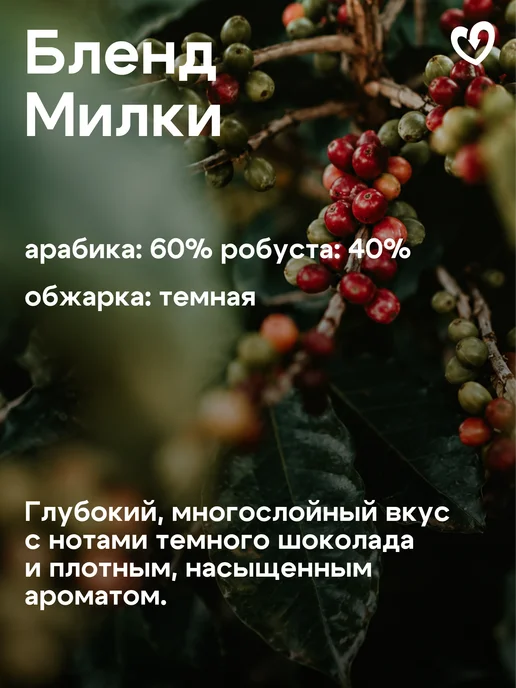 Стрелка кофе Кофе в зернах 1 кг свежеобжаренный бразильский бленд, 1 кг, фото 4