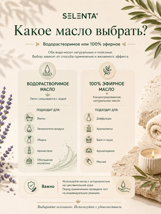 Selenta Эфирное масло Эвкалипта Водорастворимое 10мл, 10 мл, фото 3