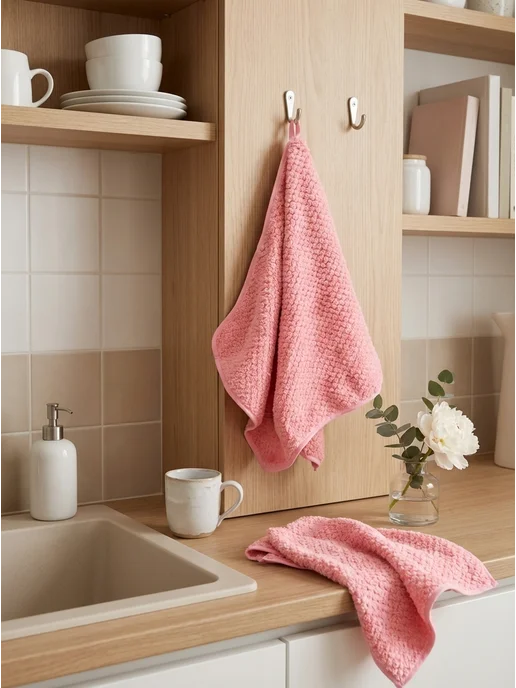 Natali's Carpets Салфетки для удаления пыли кухонные из микрофибры 5 шт, 5 шт, фото 2