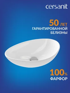 Раковина накладная в ванную на столешницу MODUO 55 LEAF CERSANIT 58882329 купить за 6 038 ₽ в интернет-магазине Wildberries