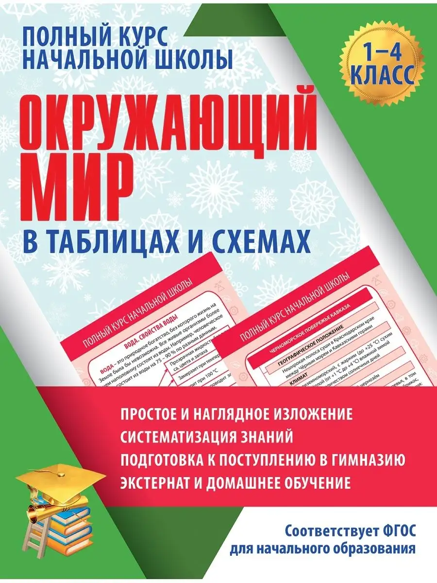 Окружающий мир в таблицах и схемах для учащихся Принтбук 58948406 купить в  интернет-магазине Wildberries