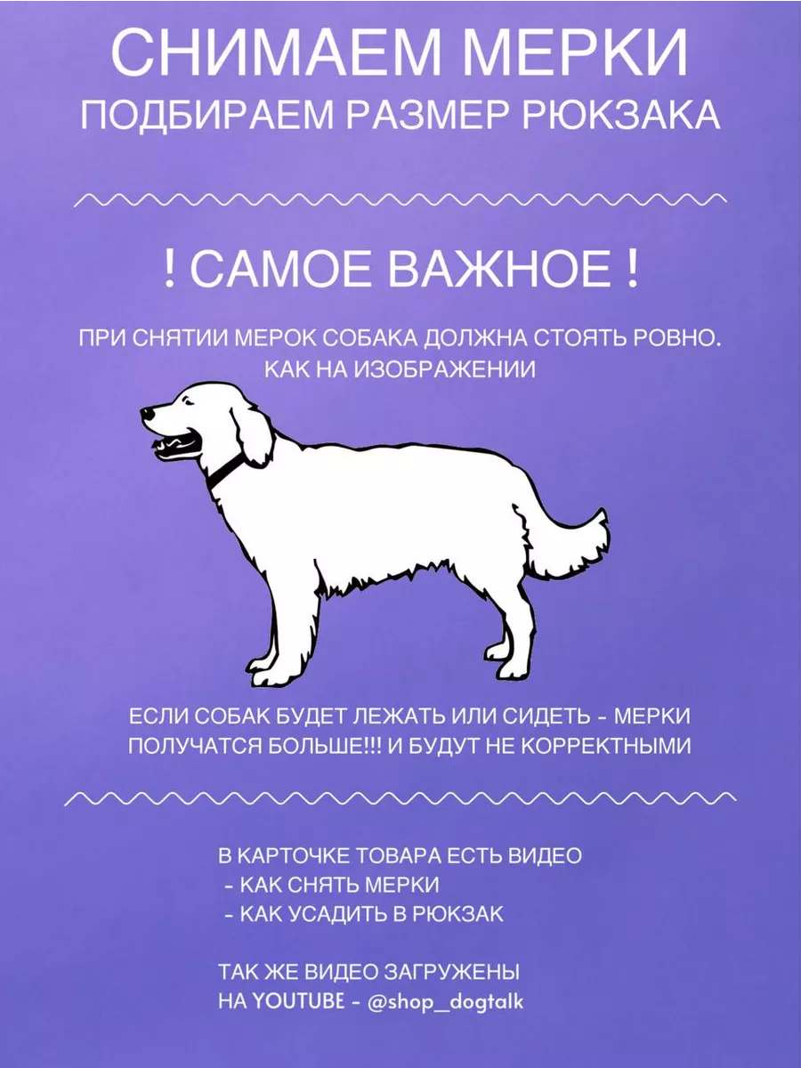 Рюкзак для собаки DogTalk 58971896 купить за 3 186 ₽ в интернет-магазине  Wildberries